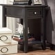preview thumbnail 12 of 18, Zayden 1-drawer Side Table with Charging Station by iNSPIRE Q Bold