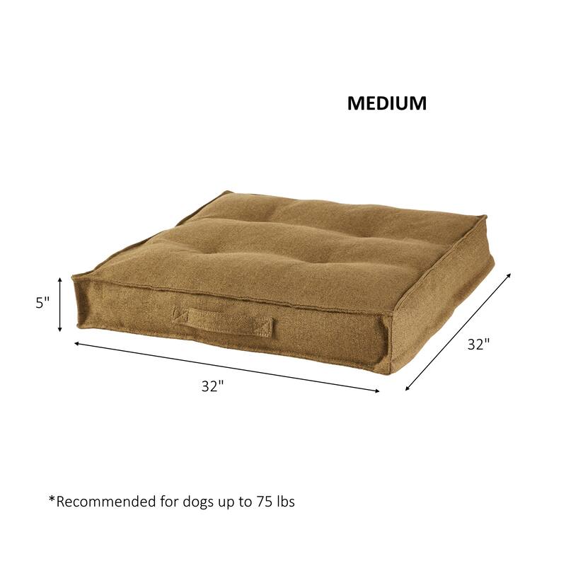 Milo Square Tufted Dog Bed