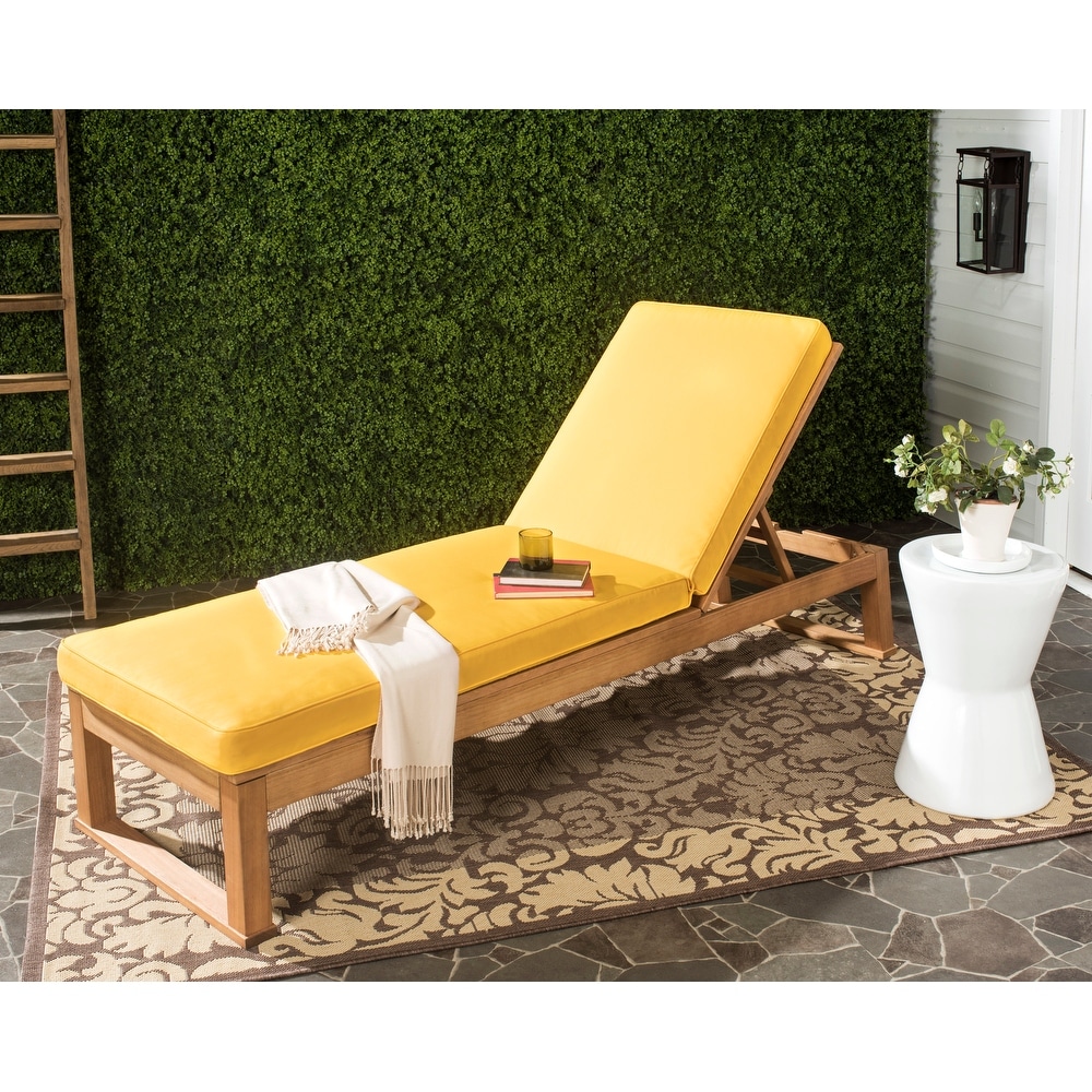 Yellow outdoor sales chaise lounge