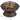 25 Inch Copper Chalice Steel Fire Pit with Spark Screen - 25 in W x 25 in D x 18 in H