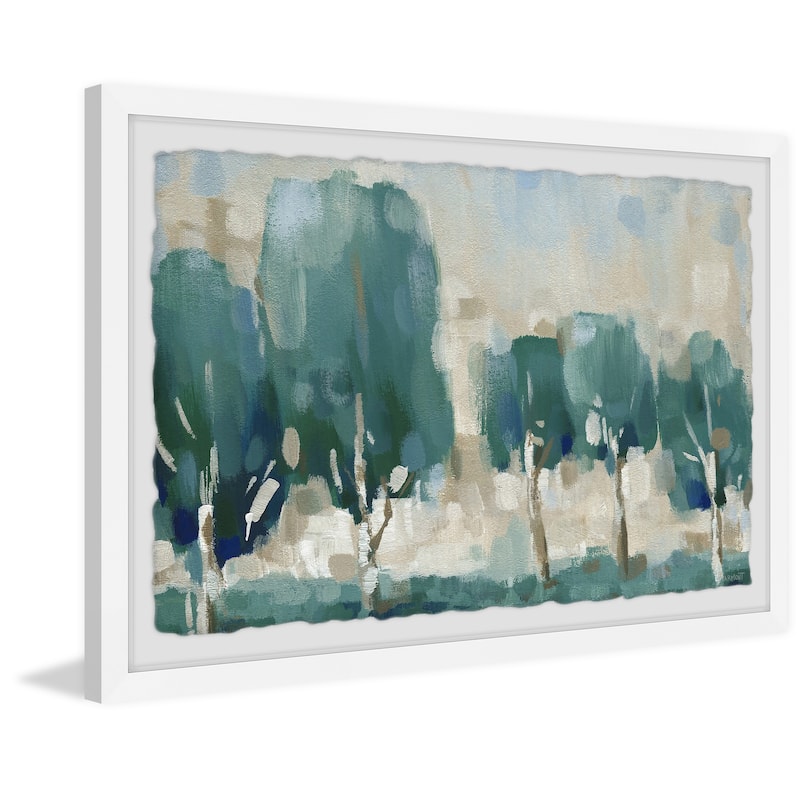 Walking With Trees Framed Print