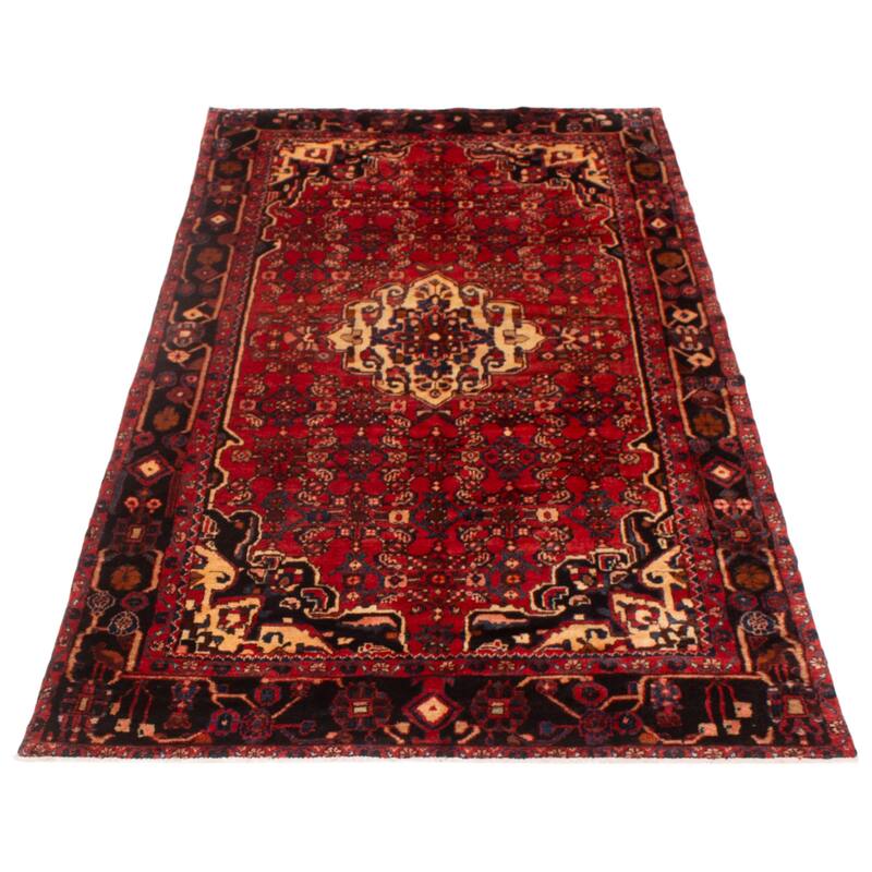 ECARPETGALLERY Hand-knotted Andelz Red Wool Rug - 5'2 x 10'4