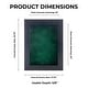 Elegant Charcoal Wood Shadow Box Frame with Acrylic Front - Forest ...