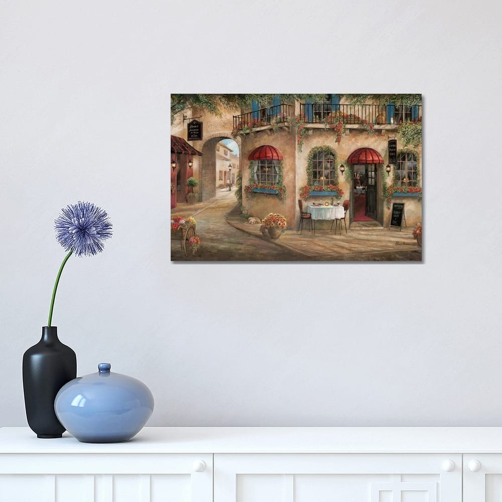 iCanvas "Gino's Pizzaria" by Ruane Manning Canvas Print