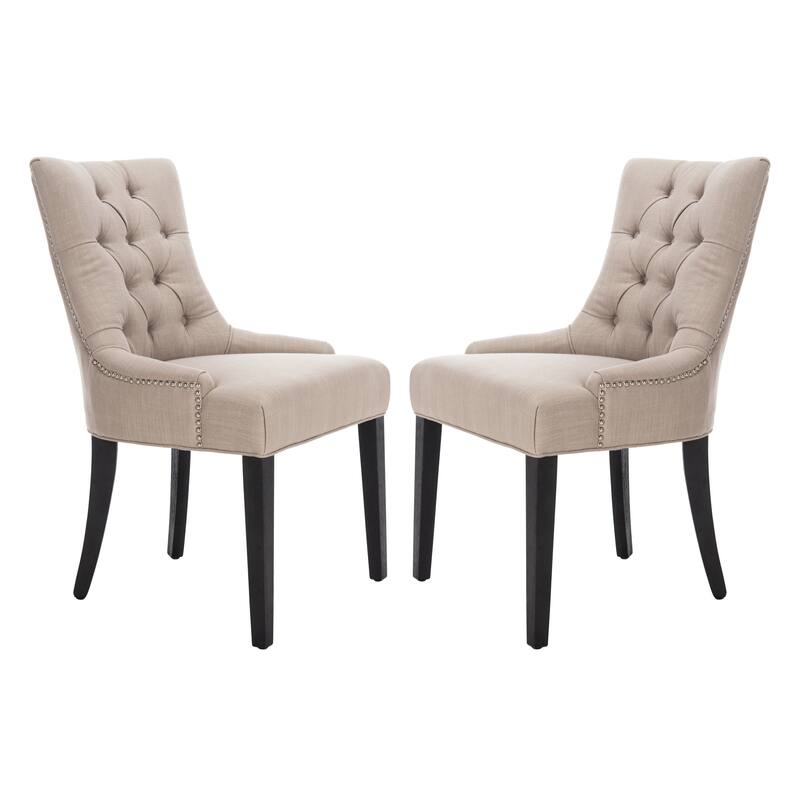 SAFAVIEH Loren Dining Chair (Set of 2) - 24"W x 25"D x 39"H