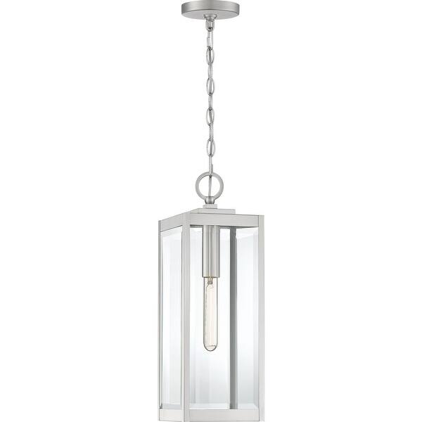 slide 2 of 6, Westover 1-Light Outdoor Lantern in Stainless Steel