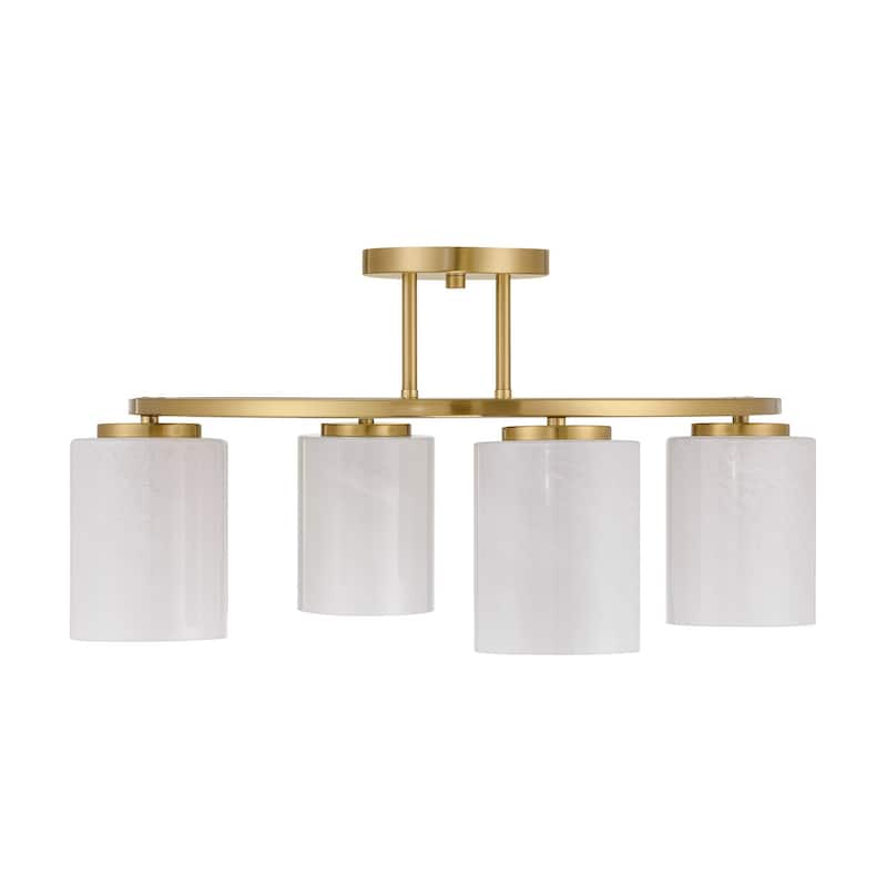 Herron 4-Light Ceiling Light - Warm Brass