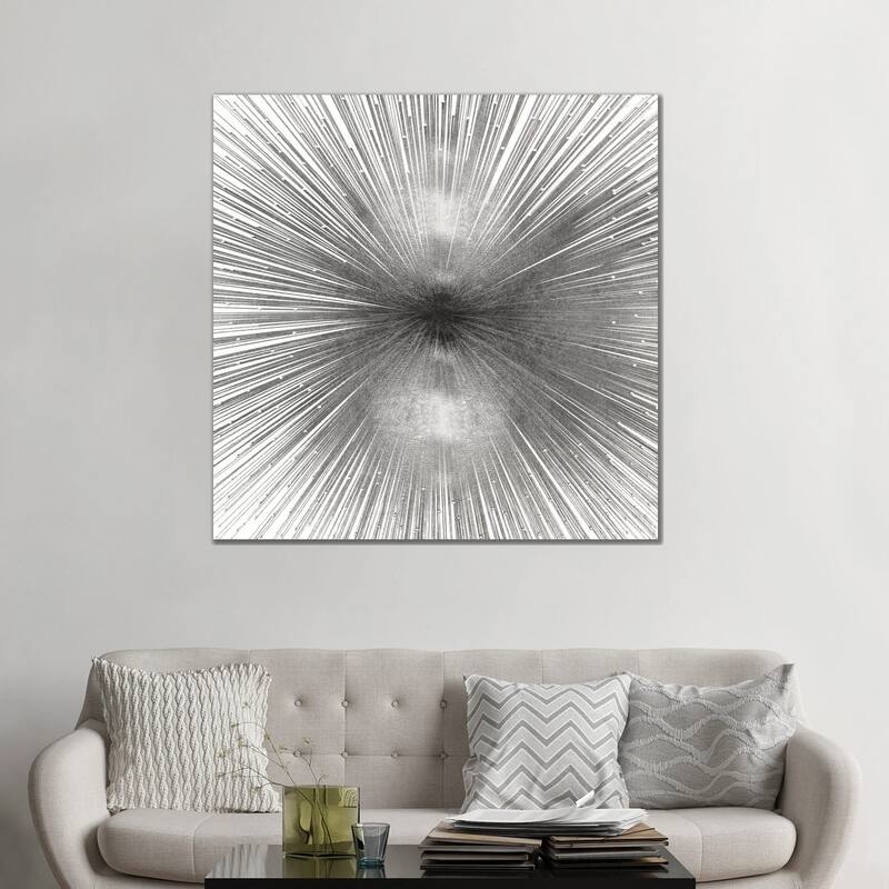 iCanvas "Radiant Silver" by Abby Young Canvas Print