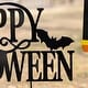 preview thumbnail 43 of 84, Glitzhome Halloween LED Ghost Cat Pumpkin Nutcracker Yard Stakes Standing Sign Hanging Decor