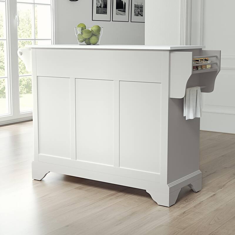 Kitchen Island Granite Top Full Size - Portable Kitchen Cart with Storage & Drawers - Modern Kitchen Furniture