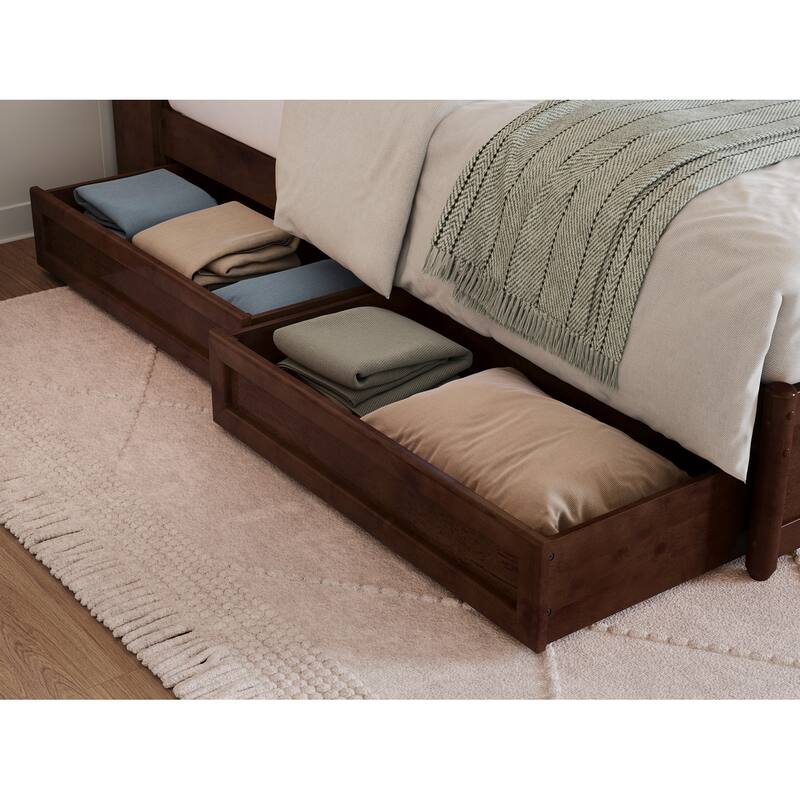 Hadley Platform Bed with Panel Footboard and Storage Drawers