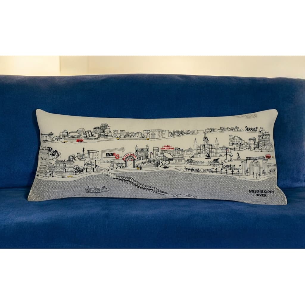 HomeRoots 14" X 35" Cream Wool Lumbar Throw Pillow