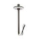 preview thumbnail 8 of 10, 18" Antique Brass Outdoor Path Light Wide-Brim Dark Sky Landscape Lighting (G4 Bulb Compatible)