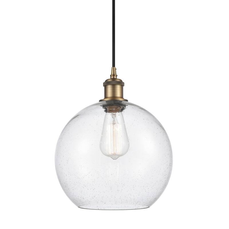Innovations Lighting 516-1P-13-10 Athens Pendant Athens 10" Wide - Seedy / Brushed Brass