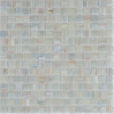 Apollo tile 12" x 12" Celestial Glossy Light Gray Glass Tile (20 sq ft/case) - 20 Pack
