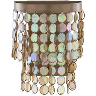 Artistic Weavers Hughes Glam Acrylic Tassels 1-light Wall Sconce - 10"H x 5"W x 8"D