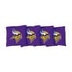 preview thumbnail 1 of 1, Minnesota Vikings NFL Football Purple Cornhole Bags All-Weather Resin Filled