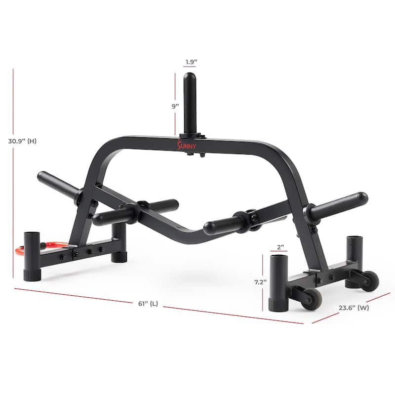 Sunny Health Fitness Weight Plate and Barbell Storage Rack - SF-XF9938