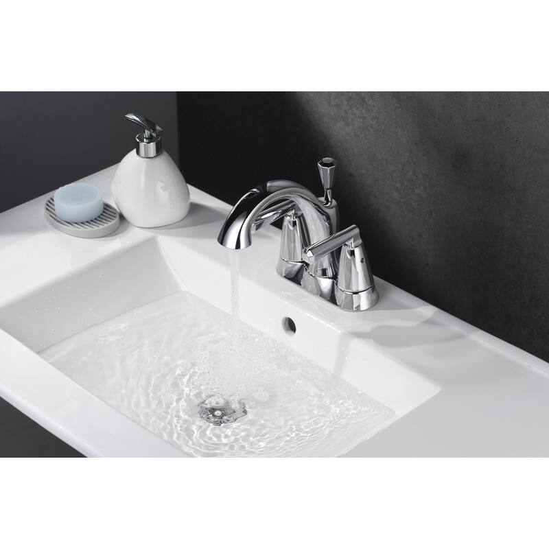 Ultra Faucets Z Collection Two-Handle 4" Centerset Lavatory Faucet