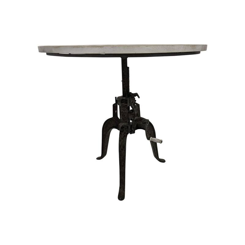 Height Adjustable Table with Natural Driftwood Top - 36"