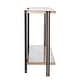 preview thumbnail 5 of 6, SEI Furniture Thornberry Transitional Champagne Metal Console Table