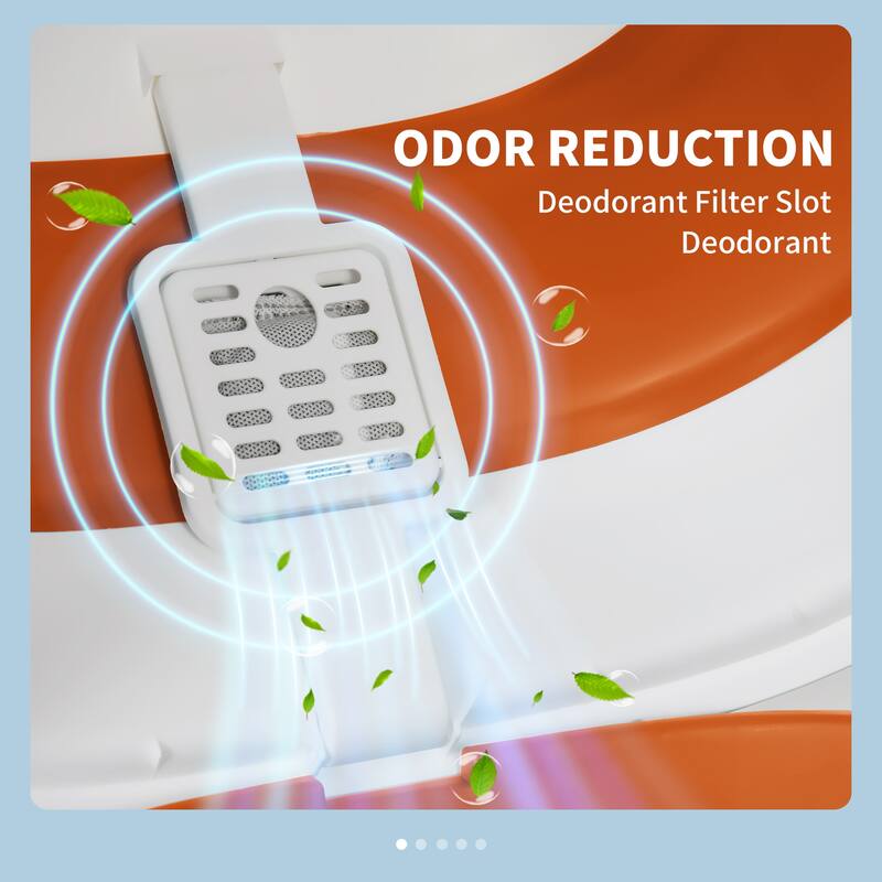 PawHut Cat Litter Box with Lid