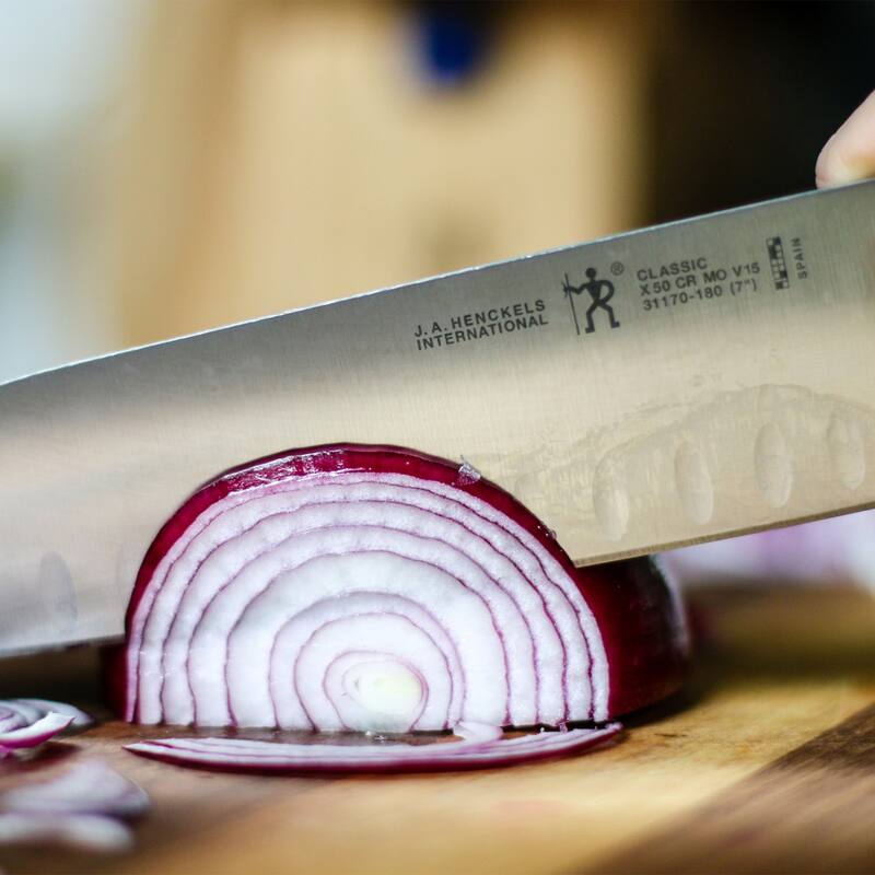 HENCKELS CLASSIC Hollow Edge Santoku Knife