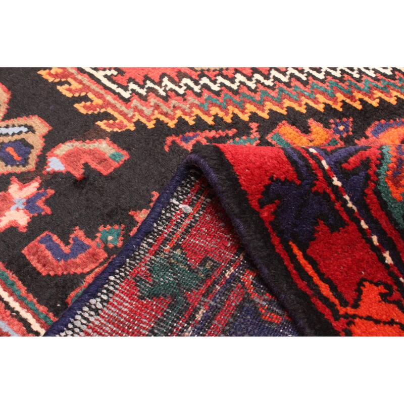 ECARPETGALLERY Hand-knotted Anadol Black Wool Rug - 4'7 x 7'10