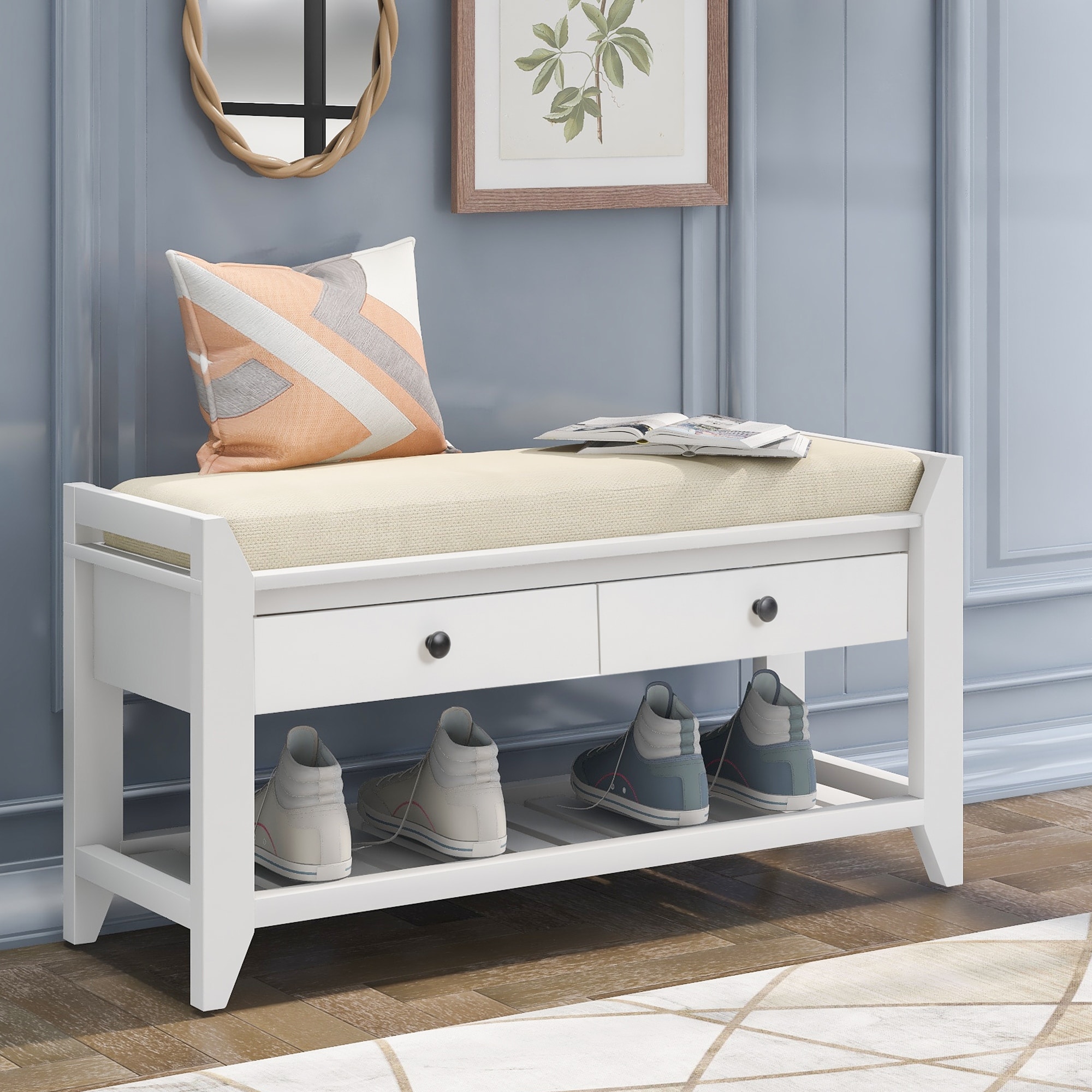 Copper grove jessup espresso storage shoe bench store