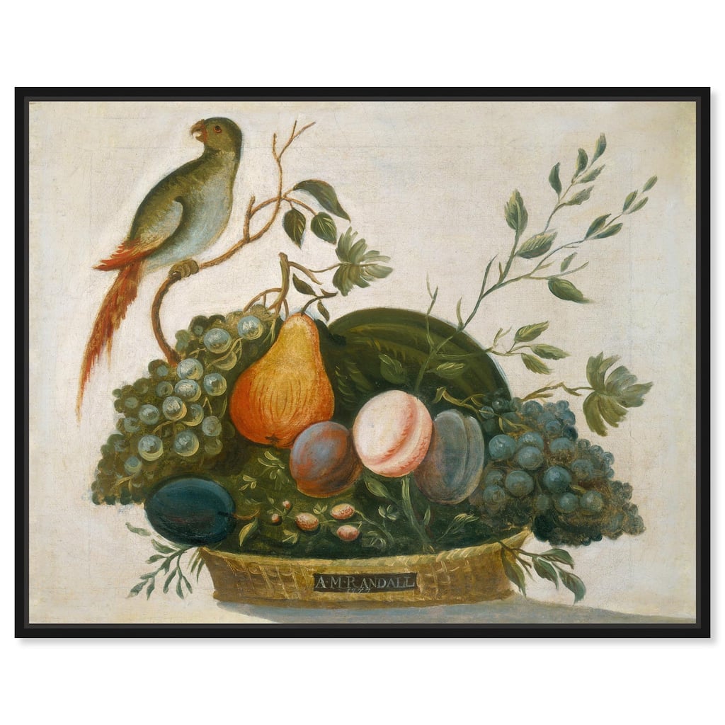 Randall Fruit with Parrot 1777 Canvas by Art Remedy