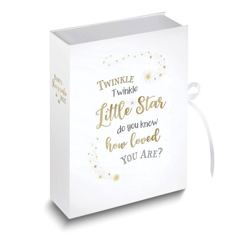 Curata Lillian Rose Twinkle Twinkle Little Star. 5-Piece Keepsake Box