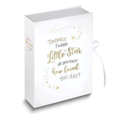 Curata Lillian Rose Twinkle Twinkle Little Star. 5-Piece Keepsake Box