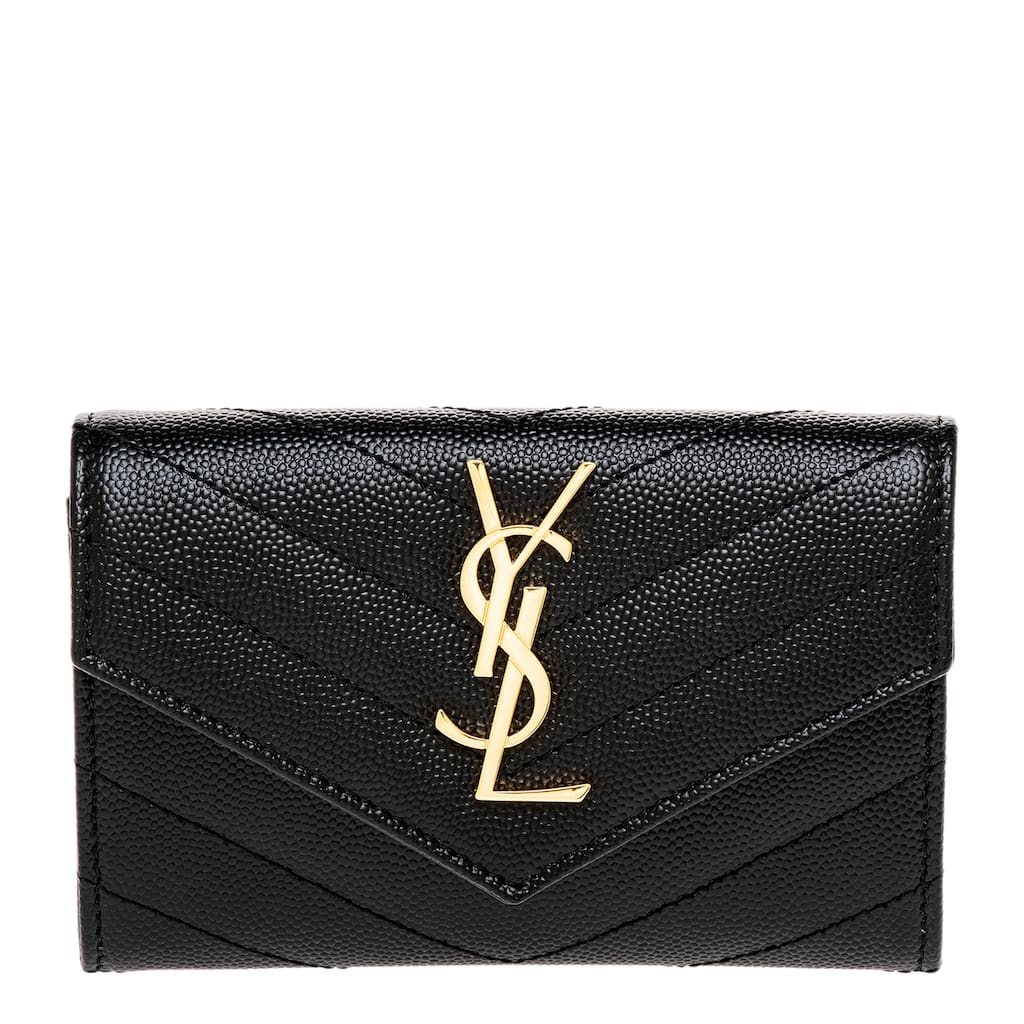 Saint Laurent Cassandre Matelasse Small Envelope Wallet