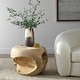 preview thumbnail 9 of 7, Uttermost Sola Handcrafted Teak Side Table - 25"W x 18"H x 25"D