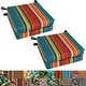 preview thumbnail 4 of 2, 16-inch Indoor/Outdoor Chair Cushions (Set of 4) - 16 x 16