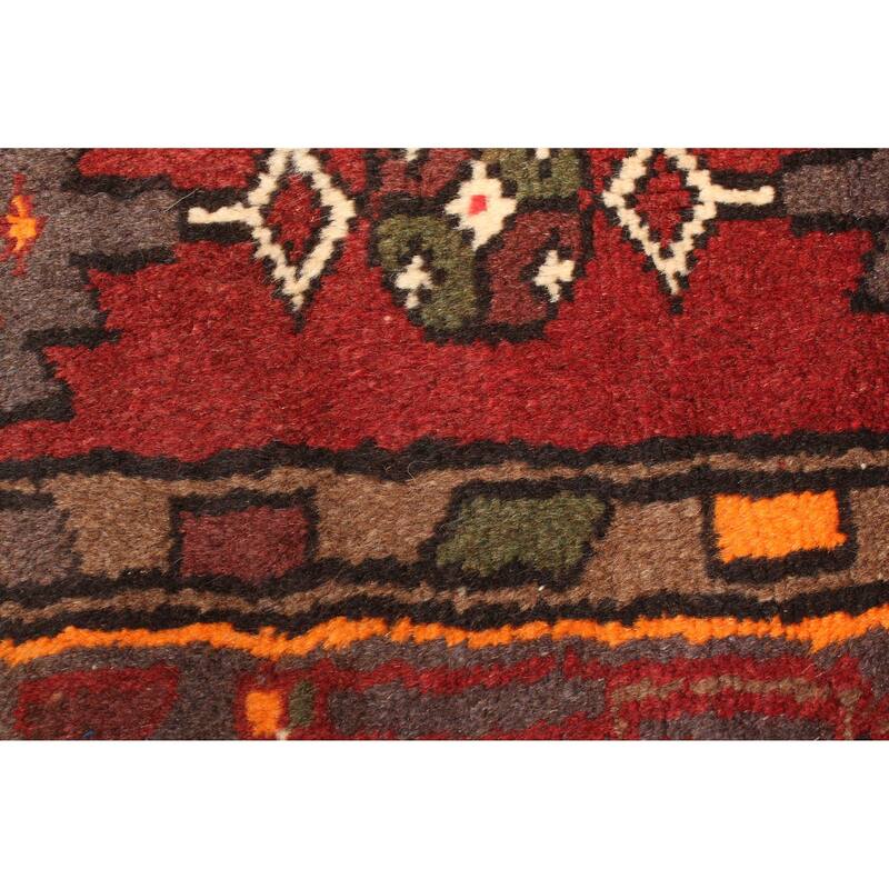 ECARPETGALLERY Hand-knotted Andelz Red Wool Rug - 4'6 x 6'8