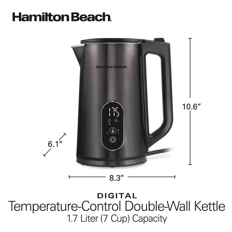 Hamilton Beach Digital Temperature-Control Double-Wall Kettle