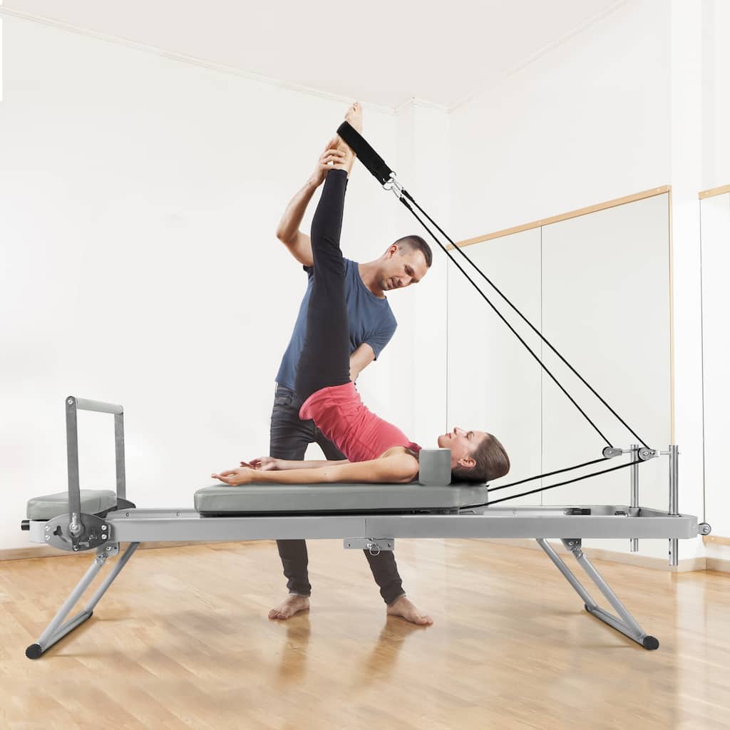 ZENOVA Pilates Reformer，Foldable Pilates Reformer Machine for Home and Gym Use