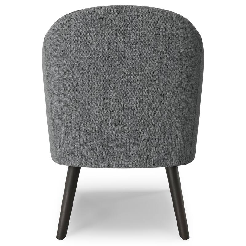 WYNDENHALL Bonita 27 inch Wide Irregular Mid Century Modern Accent Chair - 26.6" D x 26.8" W x 31.5" H