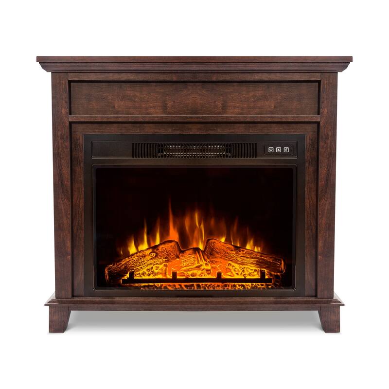 31.65'' /47.6'' Freestanding Electric Fireplace With Mantel