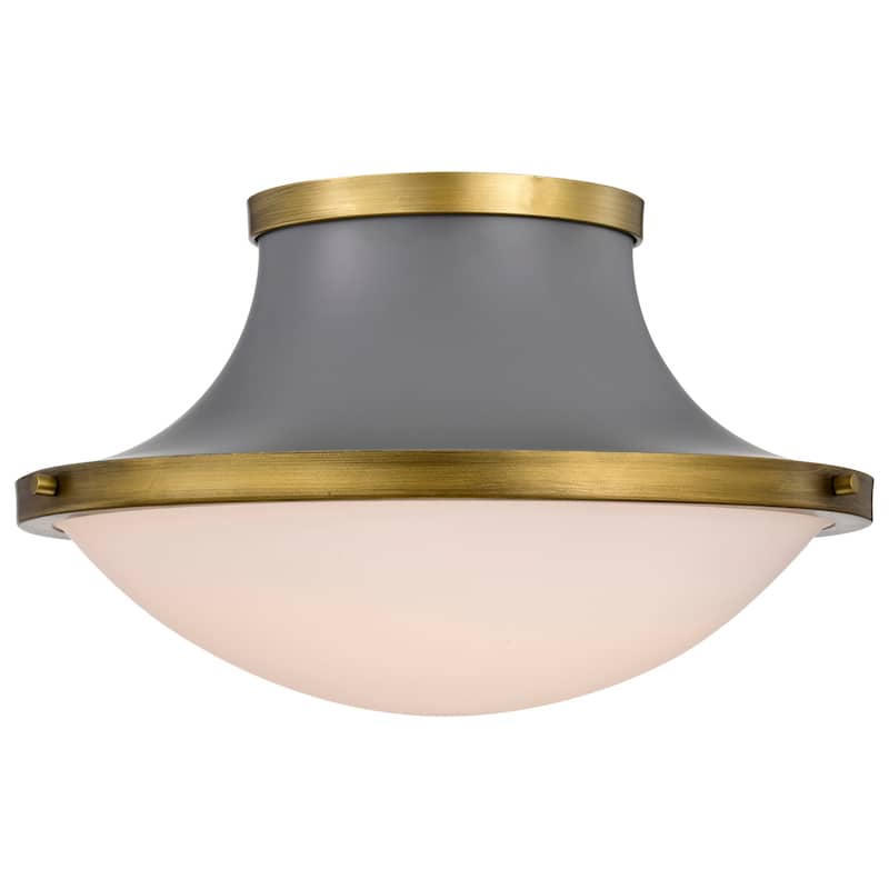 Nuvo Lighting 60/7916 Lafayette 3 Light 18" Wide Flush Mount Bowl