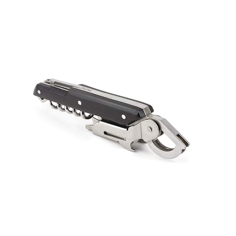 Peugeot Clavelin 14cm-5.5in. Black Sommelier Corkscrew, 5.5 inch