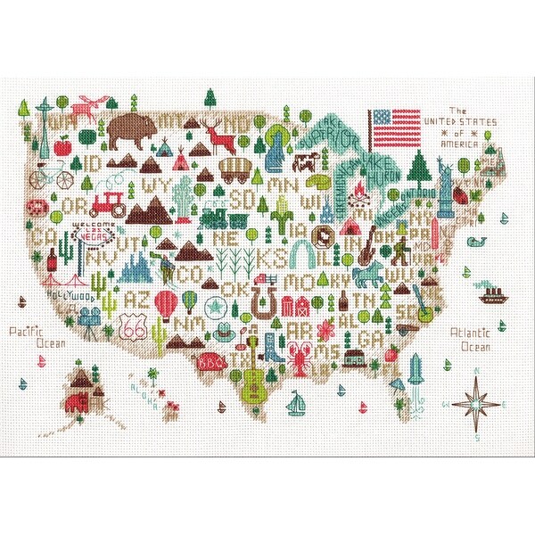 Shop Dimensions Counted Cross Stitch Kit 14 X10 Ships To Canada Overstock 27241367
