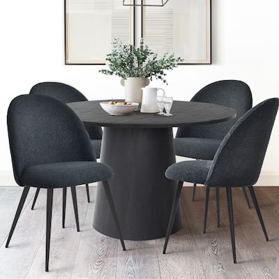 Contemporary Beige Dining Chair (Set of 4)