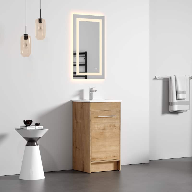 Kay Oak Natural Vanity Kit (Assembly Required)