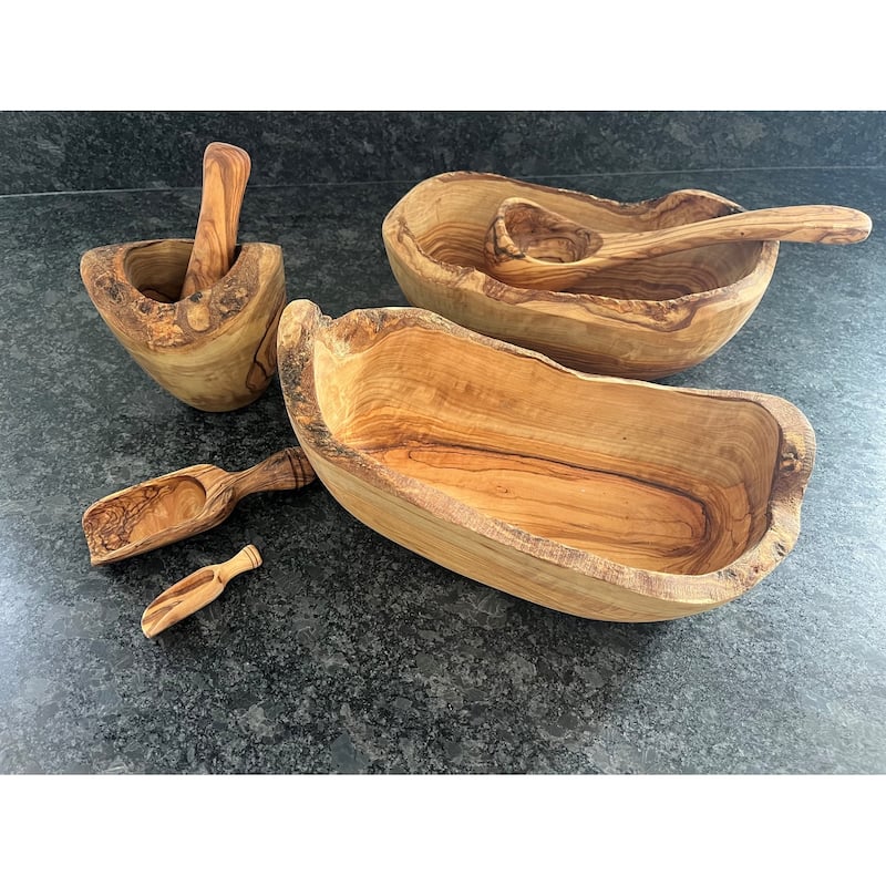 Spade flour 14 cm Olive Wood Natural - Natural