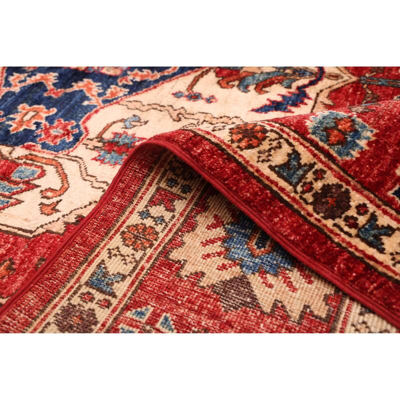ECARPETGALLERY Hand-knotted Aryana Red Wool Rug - 5'10 x 7'10