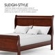 preview thumbnail 3 of 14, Furniture of America Devi Traditional Kids Full-size Wooden Sleigh Bed