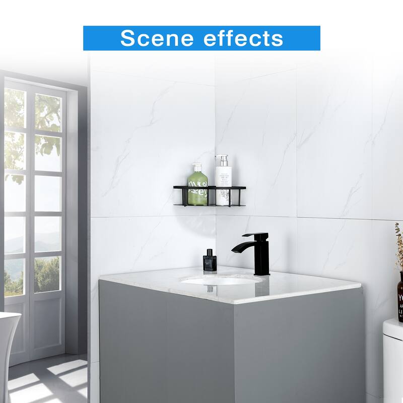 2-Pack 304 Stainless Steel Wall Mounted Corner Shower Caddy