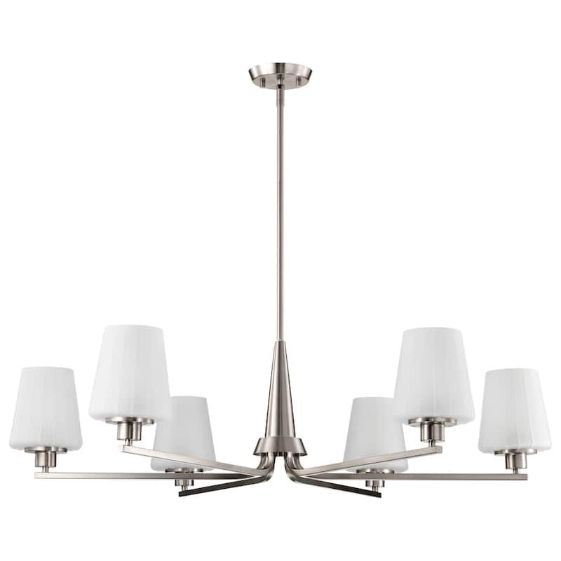 Nuvo Lighting 60/8226 Lune 6 Light 40" Wide Chandelier